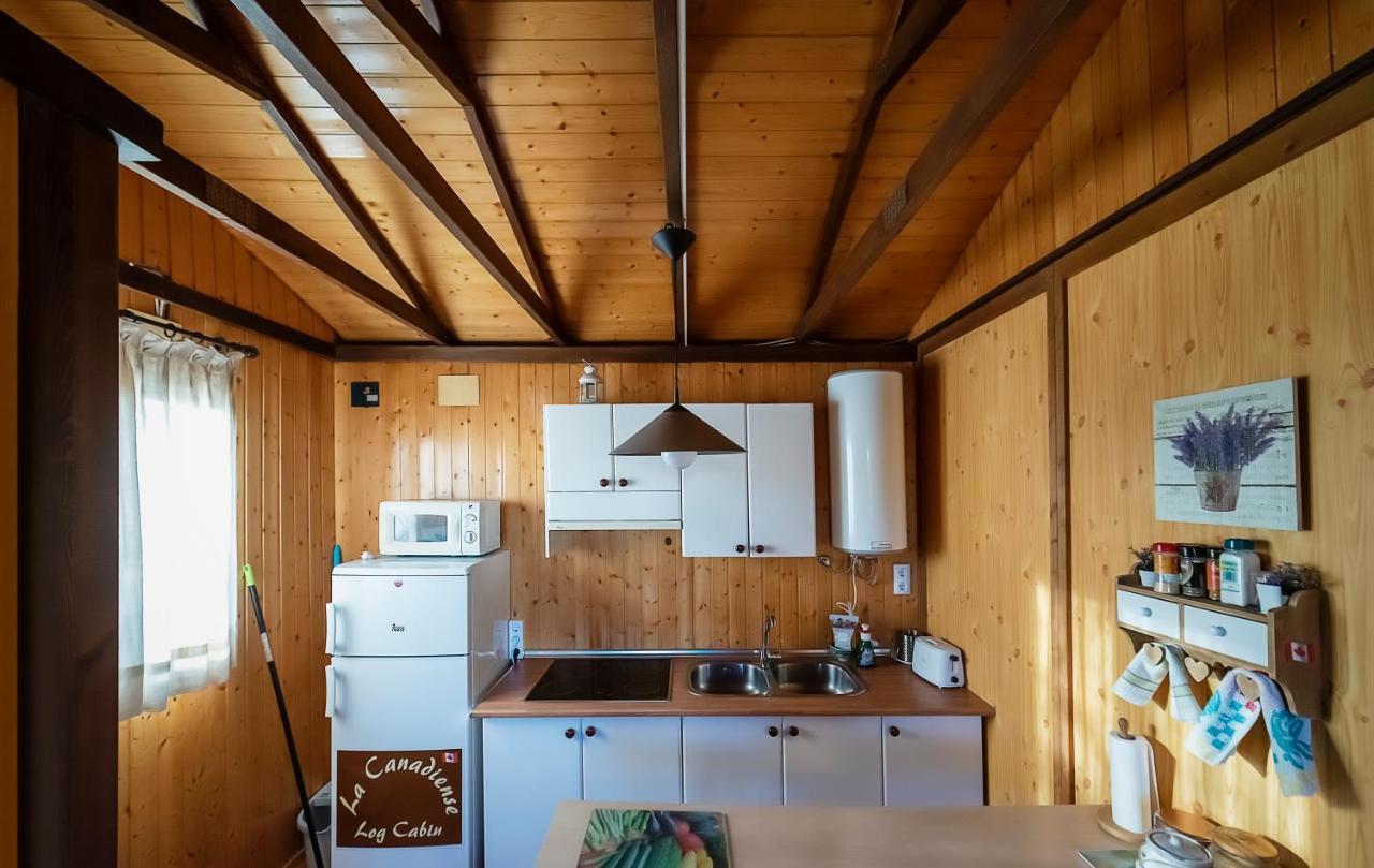 Casa Rural La Canadiense Log Cabin Vendégház Buenache de la Sierra Kültér fotó